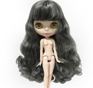 BlYhe 17 Doll Action Nude Dolls Zmiana ciała Różnorodność stylów Kręc Krótkie proste, konfigurowalne włosy Color51225103603234