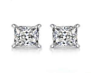 Real 05ct Moissanite Stud earrings for women men solid 925 Sterling Silver Solitaire Round Diamond Earrings Fine Jewelry8282683