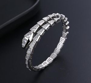 love bangle serpent designer bracelet jewelry designer diamonds elastic force thick gold plating ne opening High version bone womans bracelets gift7261051