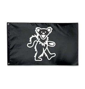 GrateFul Dead Bear 3 X 5 Foot Outdoor Decorative Yard Flag Home Garden Flag with Grommets 5990561