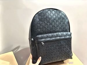 AAA High Quality Backpack Women's Bag 2024 New Customized Trend Cross border PU Soft Leather Letter Embossed Travel Fashion Small Backpack