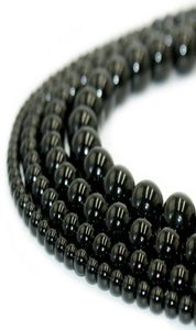 100 Natural Stone Black Obsidian Beads Round Gemstone Loose Beads for DIY Bracelet Jewelry Making 1 Strand 15 Inches 410 mm23294502524341