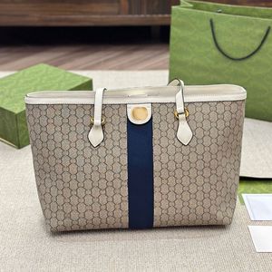 10a Designer-Shop Ophidia, die Einkaufstasche, Luxurys-Handtasche, Damen-Pochette-Weekend-Schultertasche für Herren, Canvas-Leder, modisch, rot gestreift, Clutch, Cowboy-Umhängetaschen