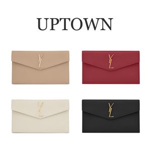 Mode UPTOWN Echtleder-Umschlag Umhängetasche Geldbörsen Damen Herren Cross Body Flap Clutch Designer-Taschen Luxus-Kaviar-Tragetasche Geldbörsen Damenhandtasche Reise Abendtasche