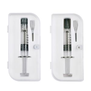 Tillbehör Mini Clear Spruta 1.0 ML Glass Tank Injector för M6T TH205 G5 AMIGO V9 engångsatomizer Tjock oljepatron med nålboxpaket