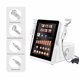 Fraktionell plasmor Regeneration Face Sculpting EMS RF Radiofrekvent Machine Plasma Djupare Dermal Layers and Muscles Therapy