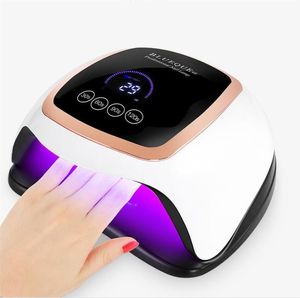 Epacket UV-LED-Nagellampe, Trockner, Gel-Licht für Nägel, schnell trocknende Nagellack-Härtungslampe, professionell, mit 4 Timer-Smart-Sensor und LCD D9029778