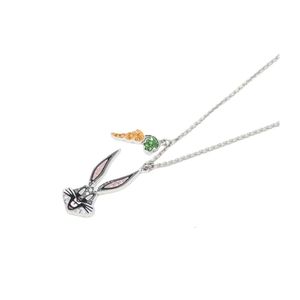 Swarovskis Jewelry Necklace Designer Women Original Quality Pendant Necklaces Silver New Cute Bunny Fashionable Necklace Gift