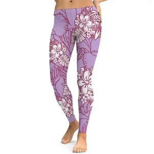 Active Pants 2024 Polynesian Wholesale Women's Yoga Custom Sports Quick-Drying Fabric Four Seasons Universal