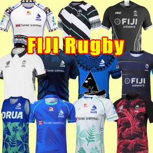 2023 2024 Fiji Drua Airways Maglie di rugby Nuova casa per adulti Away 23 24 Flying Fijian Fijians Shirt Rugby Kit MAILLOT CAMISETA MAGLIA