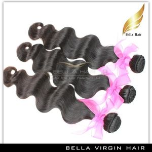 Trame Estensioni dei capelli umani Remy Trame di capelli umani mongoli non trasformati 4 pezzi Fasci di capelli dell'onda del corpo