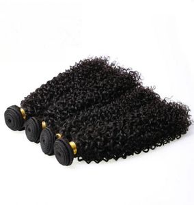 Cabelo virgem brasileiro mongol malaio brasileiro indiano peruano jerry extensão de cabelo encaracolado não processado cabelo humano weave9778616