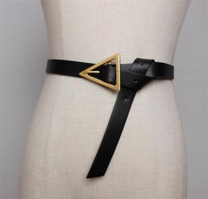 Women belt luxury designer brand fashion 2020 long belt metal buckle 2 cm wideth 110 cm black belts waistband T2004277141132