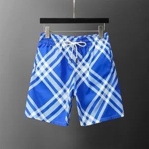 Men's Designer Shorts Men's Summer Shorts Trend Loose Jogger Sweatpants Beach Pants The latest sports plaid printed pants