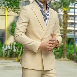 Men's Suits Men Suit Big Size Groom Dress Palitor Man Classic Stage Costume Wedding Luxery Designer Formal Blazer Pants 2PCS