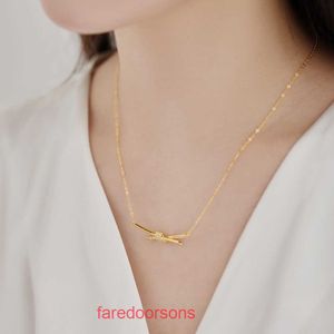 TifannisSM Necklace Classic Popular Temperamen and Korean Light Luxury S925 Sterling Silver Necklace for Women Fashiona