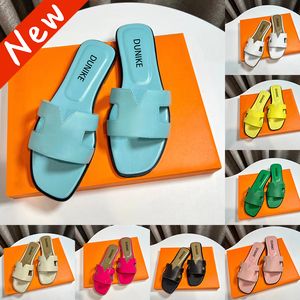 Luxury Designer sandals Slippers with box flat Slides women shoes Genuine Leather Sandal Summer Flip Flops sandal Sneaker Beach Slide Party slipper