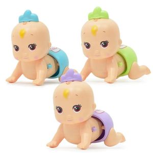 Brinquedo frete grátis 2018 modelos de explosão bebê rastejamento elétrico mini boneca brinquedos do bebê jogo cérebro criança brinquedos música chinesa