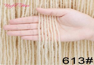 Dreadlocks Ombre Blonde Crochet Hair Extensions Dreads Locs Długie syntetyczne splot włosów 18 Quot Plejanie Siostra Micro Locs 2026127778