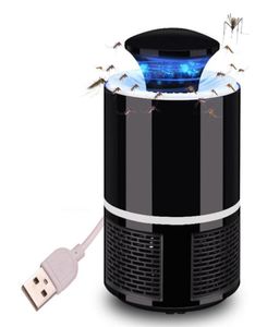 USB Electric Mosquito Killer Lampa LED Bug Zapper Światło Szkodniki Kontrola salonu Mute Mosquito Killer Pułapka Pułapka Pułapka Repuler ROAC4028559