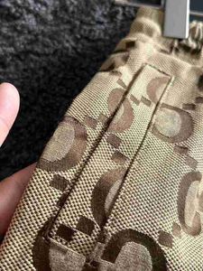 Projektant designerski męskiej Jacquard dżinsy dwa litery swobodne spodnie khaki sportowe panie z4dl