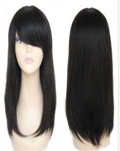 FIXSF268 Modern Kadınlar İçin Yeni Stil Uzun Siyah Düz Cosplay Perukları Saç WIG4399332