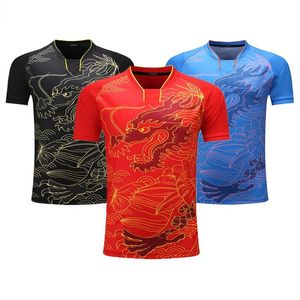 Shirts New Jersey Table Tennis Shirt Women / Men Pingpong Shirt China Ma l Ding n Uniforms Team Training Tants