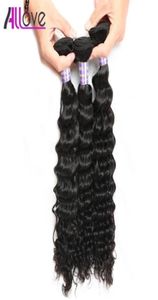 Allove 10A Deep Wave Human Hair Bundles 3pcs Brazilian Hair Whole Deep Wave Cheap Peruvian Human Hair Extensions In79351651745426