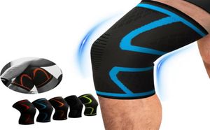 1 pçs esportes correndo ciclismo ginásio joelheiras suporte cintas elástico náilon compressão joelho protetor manga para voleibol basquete3430130