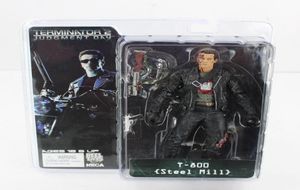NECA The Terminator 2 T800 Steel Mill Figure Action Figure Toy 18CM for boy039s gift 2165536