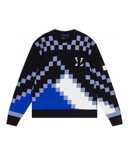 Hoodie mais recente suéter bordado em mosaico bordado masculino suéter mais vendido homens homens de alta qualidade letra de letra de letra de letra solta tamanho