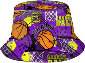 Baskenmütze, lustiger Basketball-Eimerhut, verstaubar, für Sommer, Reisen, Strand, Sonne, Outdoor-Kappe für Unisex, Damen und Herren