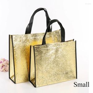 Sacos de compras femininos saco dobrável impermeável reutilizável eco grande unisex laser não tecido bolsa de ombro bolsa de pano de mercearia