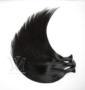 vmae braziliantop quality hair bulk brazilian virgin braidingヘアエクステンションシングルダブルドローインノーウェフト100人間の髪のピース2624368