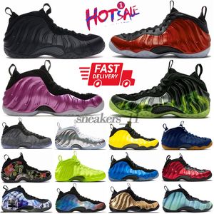 Мужские винтажные баскетбольные кроссовки Foamposite One Series Penny Hardaway Бело-черный антрацит Galaxy Paticle Бежево-ржаво-розовый Спортивные кроссовки Кроссовки