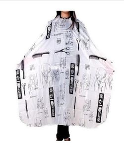 1 Pcs Random color New Sketch Hair Salon Cutting Barber Hairdressing Cape For Haircut Hairdresser Apron Cutting Hair Capes4726215