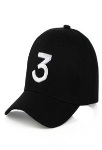 New Chance The Rapper 3 Dad Hat Berretto da baseball Strapback regolabile Cappellini da baseball NERI6330941