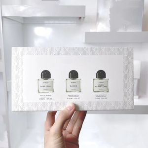 Försäljning nyaste uppsättning spray eau de toilette 3 stil för män parfym byredo 4st 3 st*30 ml super cedar spöke mojave långvarig tid doft god kvalitet snabb leverans