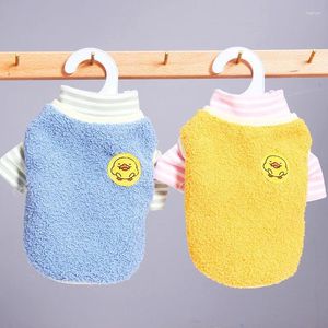 Abbigliamento per cani Cappotto per gatti carino Pile invernale Abbigliamento per animali domestici Felpa con cappuccio Giacca lunga senza maniche in peluche per piccolo carlino