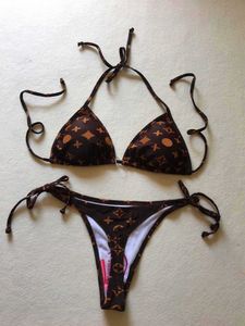 Mode kvinnor baddräkt designers bikini set multicolors sommartid strand baddräkt vind vindkläder sexig bandeau thong bikini set push up låg midja