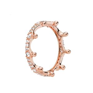 Pandoras Ring Designer Biżuteria dla kobiet luksusowy oryginalny zespół o jakości pierścionki Nowe popularne srebrne pierścienie korony