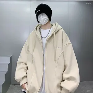 Felpe con cappuccio da uomo Autunno e inverno Stile coreano Uomo Donna Trendy Street Personalità Maglione con cappuccio Coppia Allentato Casual Y2K Top minimalista