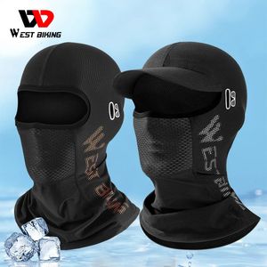 WEST BIKING Passamontagna estivo per moto Bicicletta Ciclismo Pesca Protezione solare Cappello fresco Copri viso antipolvere Berretto termico antivento 240102