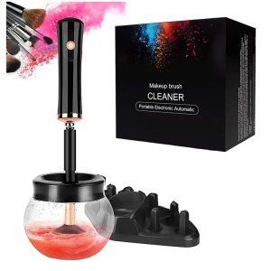 Elektrischer Make-up-Pinselreiniger, elektronisches Silikon-Make-up-Pinsel-Set, Reinigungsmaschine, multifunktionale Schnellreinigung, Waschen und Trockner ZZ