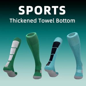 Coming Long Tube Anti Slip Soccer Socks Men Women Knee High Football Sport Comfortable Cotton Towel Bottom 240102