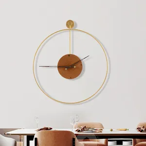 Relógios de parede adesivo moderno relógio elegante mecanismos de salão de luxo sala de estar reloj pared decorações mzy
