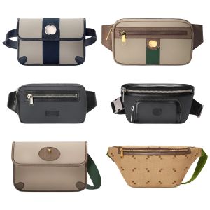 Crossbody Fanny Pack Ophidia Retro Luxurys Designer Bag Man Bumbag Marmont Bröstväska axelbälte Väska kvinnor MENS REAL LÄDER BUM TOTES CLUTCH Handväska midja påsar