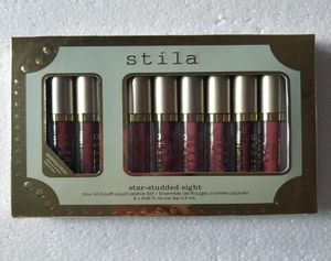 Set di rossetti liquidi Starstudded Eight Stay All Days, confezione da 8 pezzi, rossetto liquido Stila, a lunga tenuta, cremoso e brillante, drop7919492