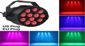 Светодиодный RGB светодиодный сценический светильник Par 18 Вт с DMX512 для дискотеки DJ-проектор, украшение вечеринки, сценическое освещение6097942