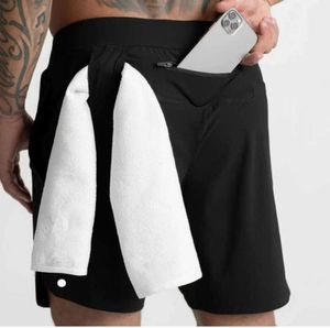 LL-DK-20025 Men's Shorts Yoga Outfit Men Short Pants Running Sport Basketball Breathable Trainer Trousers Adult Sportswear Gym Exercise Fitness Wear Fast Dry 35646